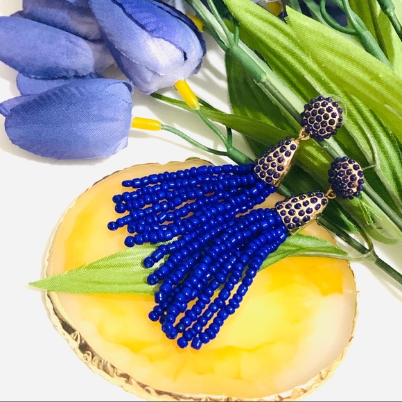 🌹Blue COBALT Sugarfix by Baublebar earring - Picture 7 of 9